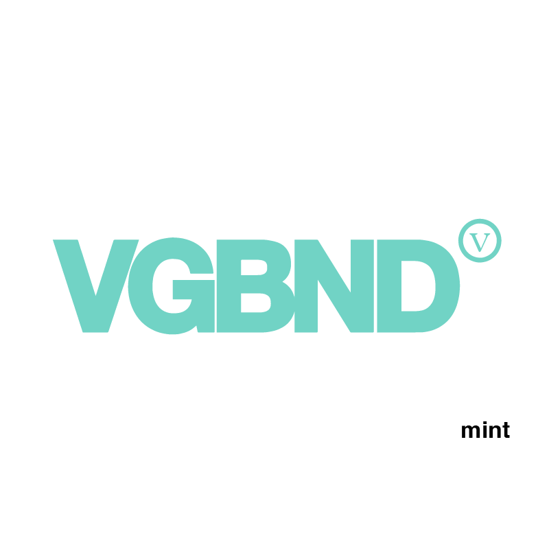 Small VGBND sticker, 25 colors