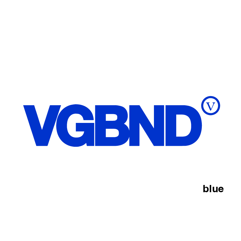 Small VGBND sticker, 25 colors