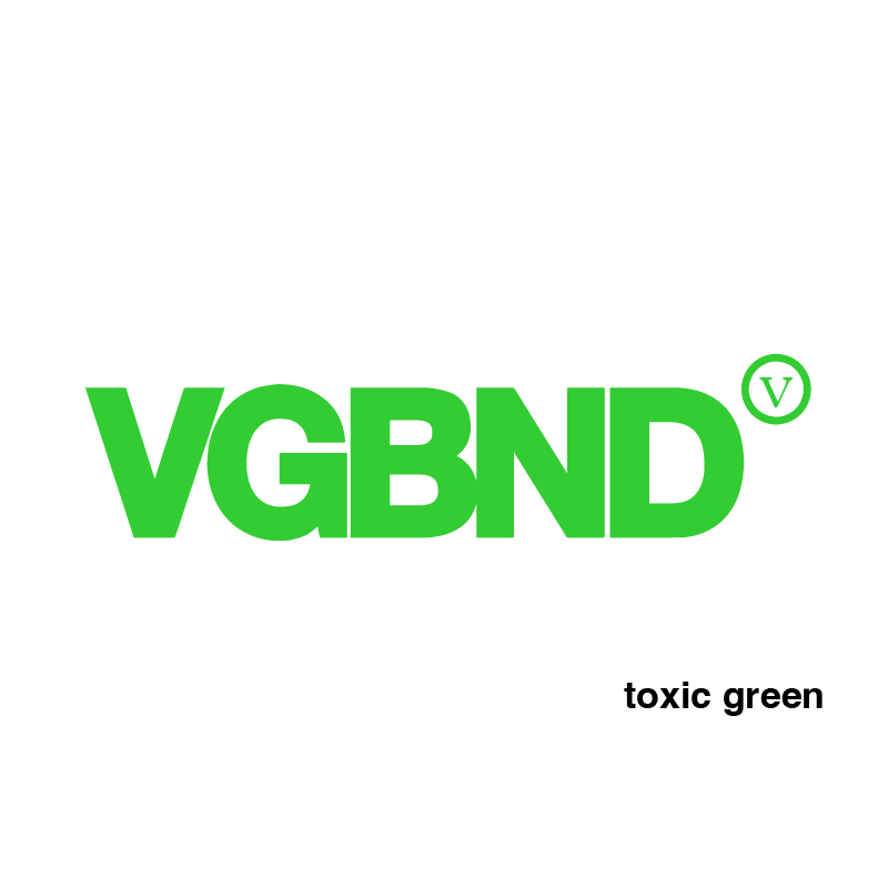 Small VGBND sticker, 25 colors