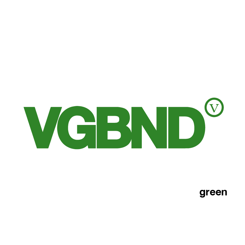 Small VGBND sticker, 25 colors