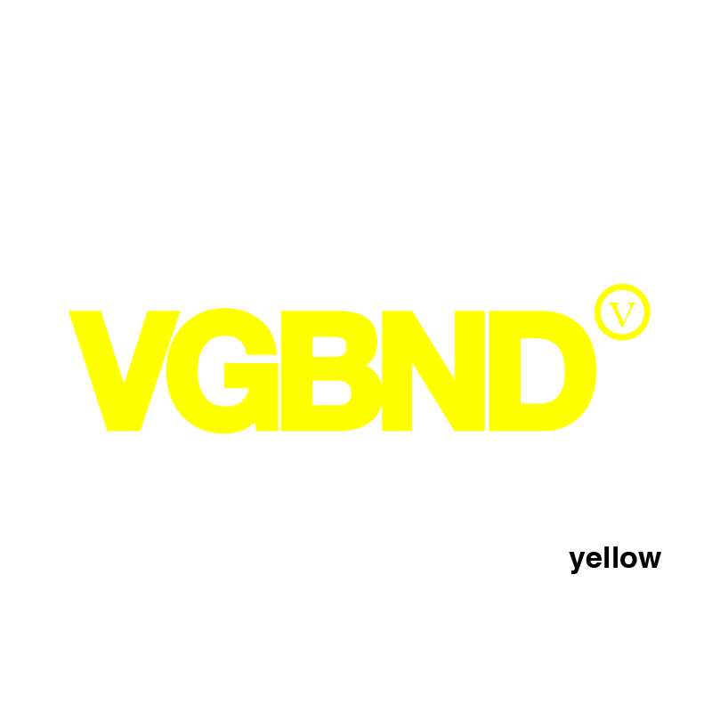 Small VGBND sticker, 25 colors