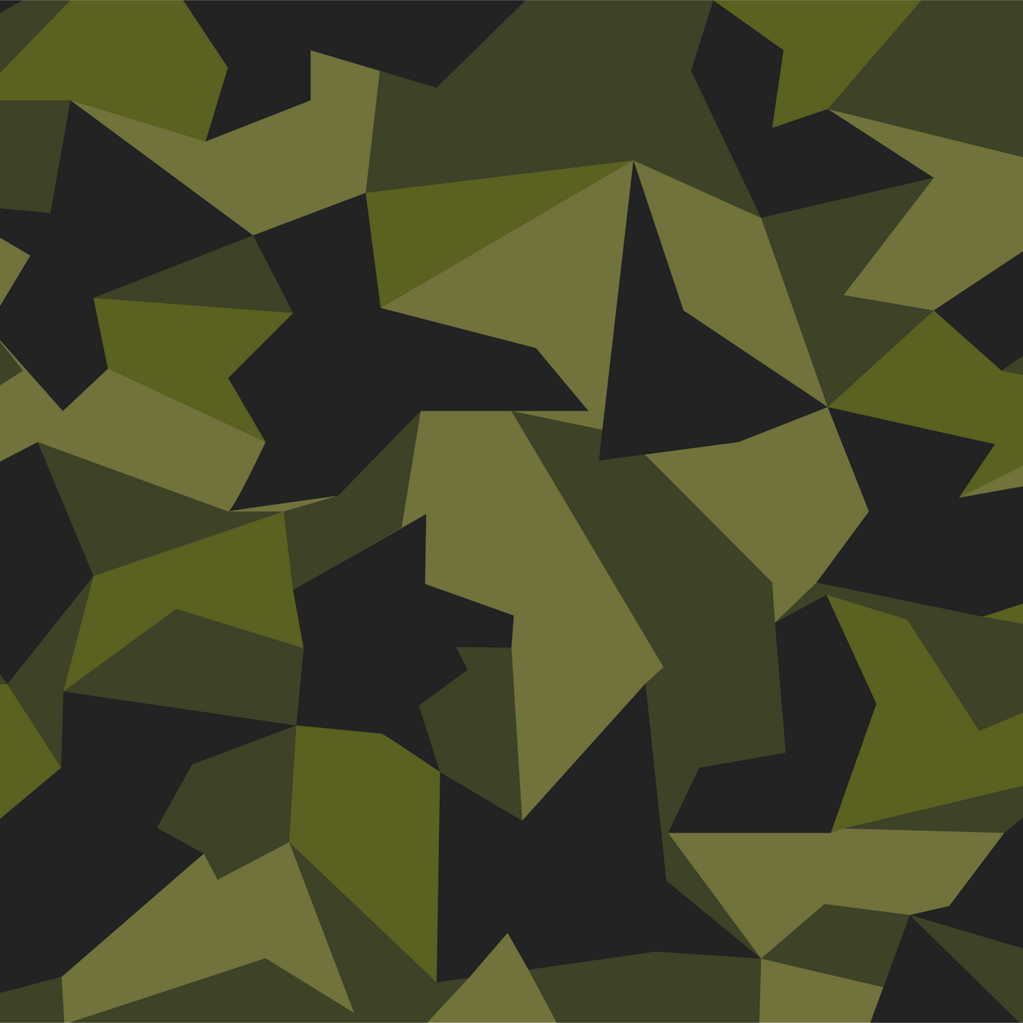 Polygonal Woodland Camo Vinyl Wrap