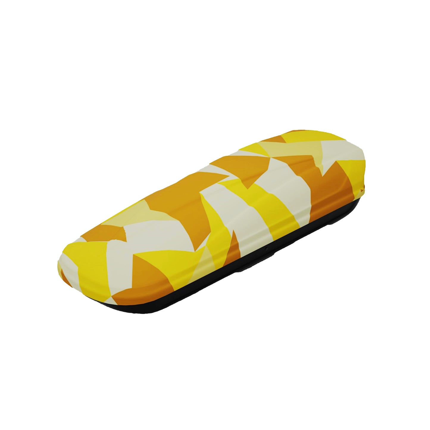 Polygonal Yellow Camo Vinyl Wrap