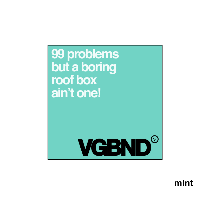 99 Problems square sticker, 25 colors