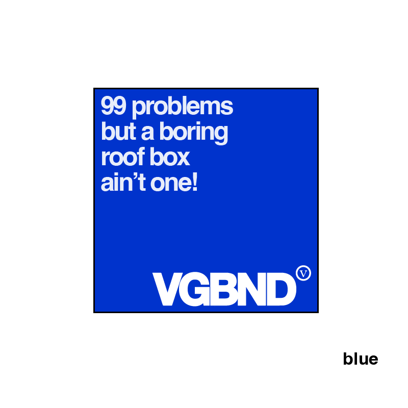 99 Problems square sticker, 25 colors