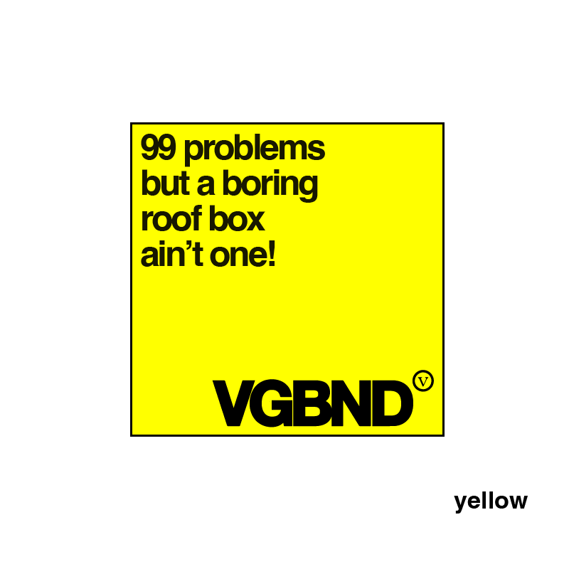 99 Problems square sticker, 25 colors