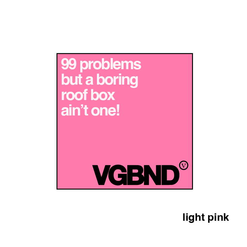 99 Problems square sticker, 25 colors