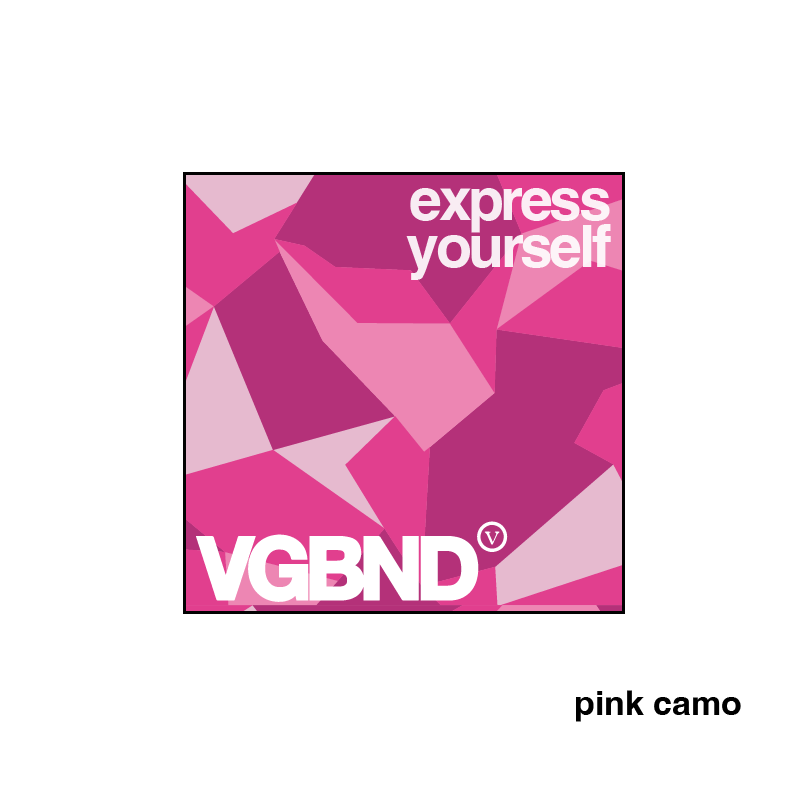 Express Yourself square sticker, 25 colors