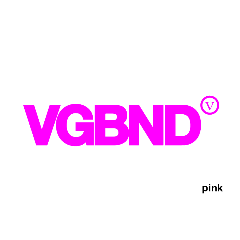 Big VGBND sticker, 25 colors