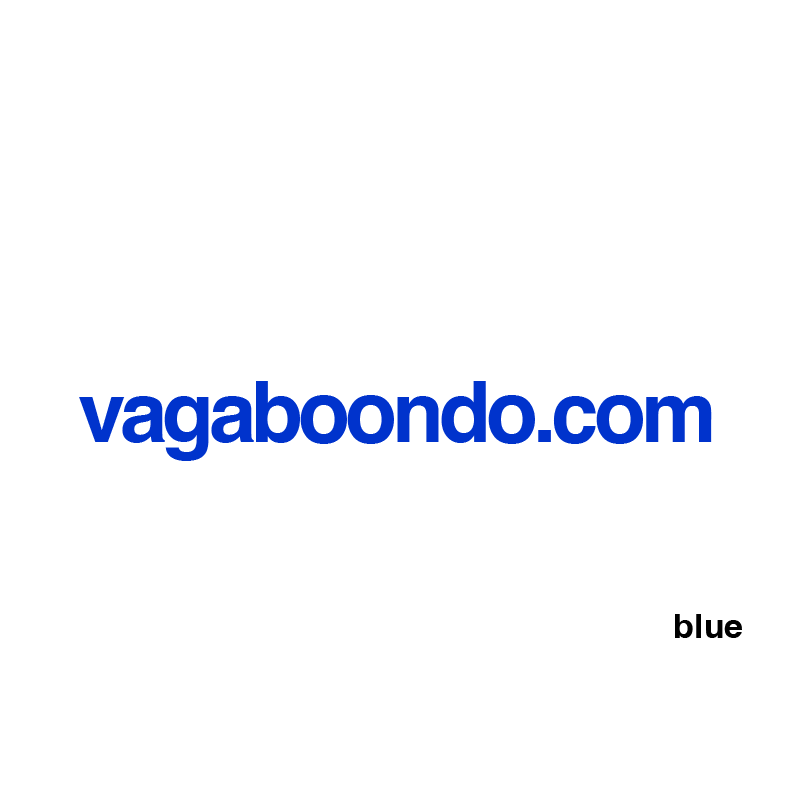 vagaboondo.com sticker, 25 colors
