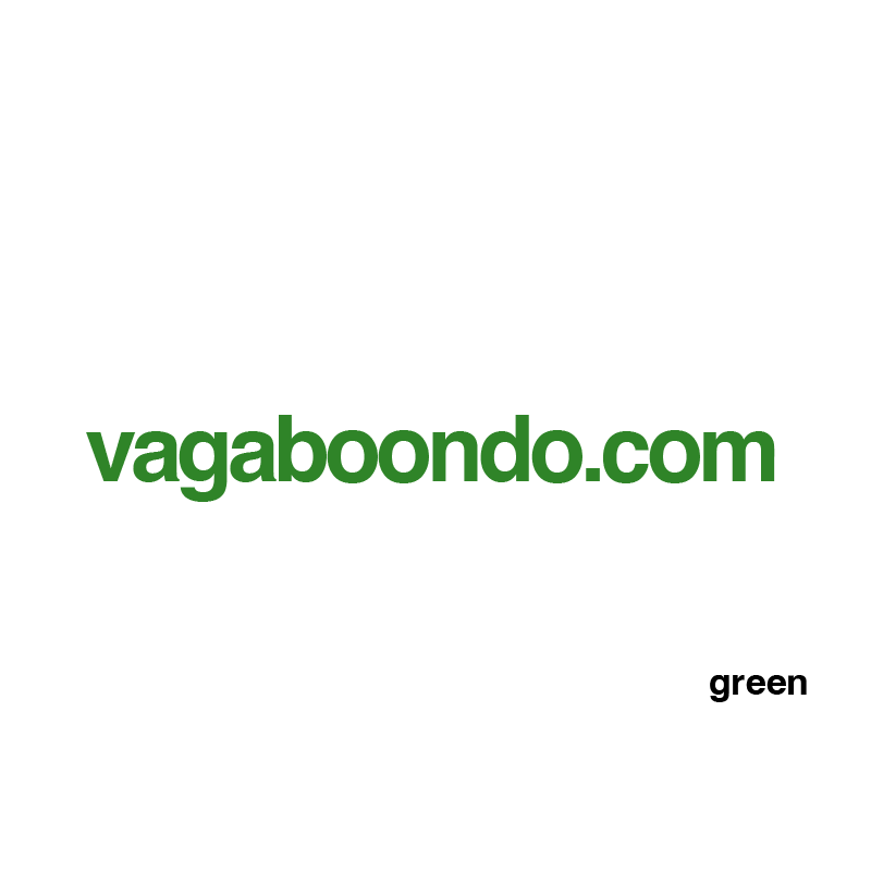 vagaboondo.com sticker, 25 colors