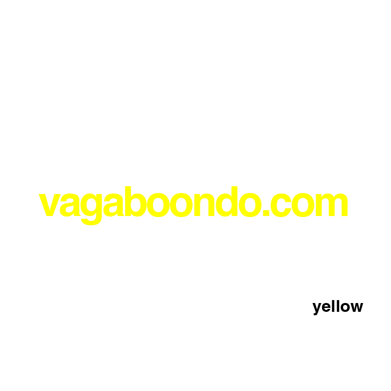 vagaboondo.com sticker, 25 colors