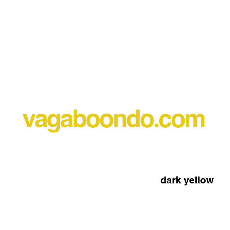 vagaboondo.com sticker, 25 colors