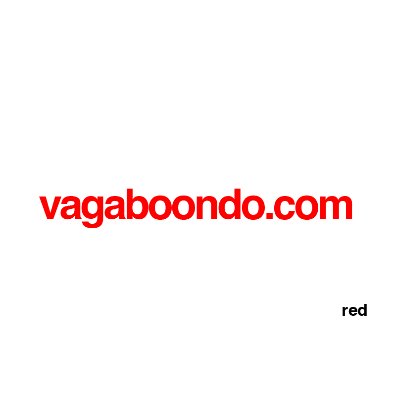 vagaboondo.com sticker, 25 colors