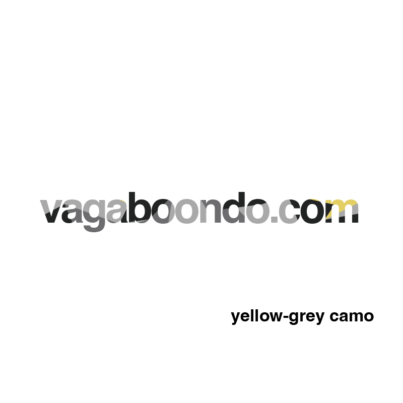 vagaboondo.com sticker, 25 colors